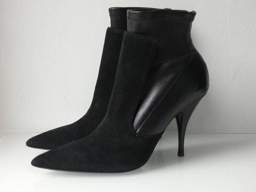 Bottines matière cuir - matière,